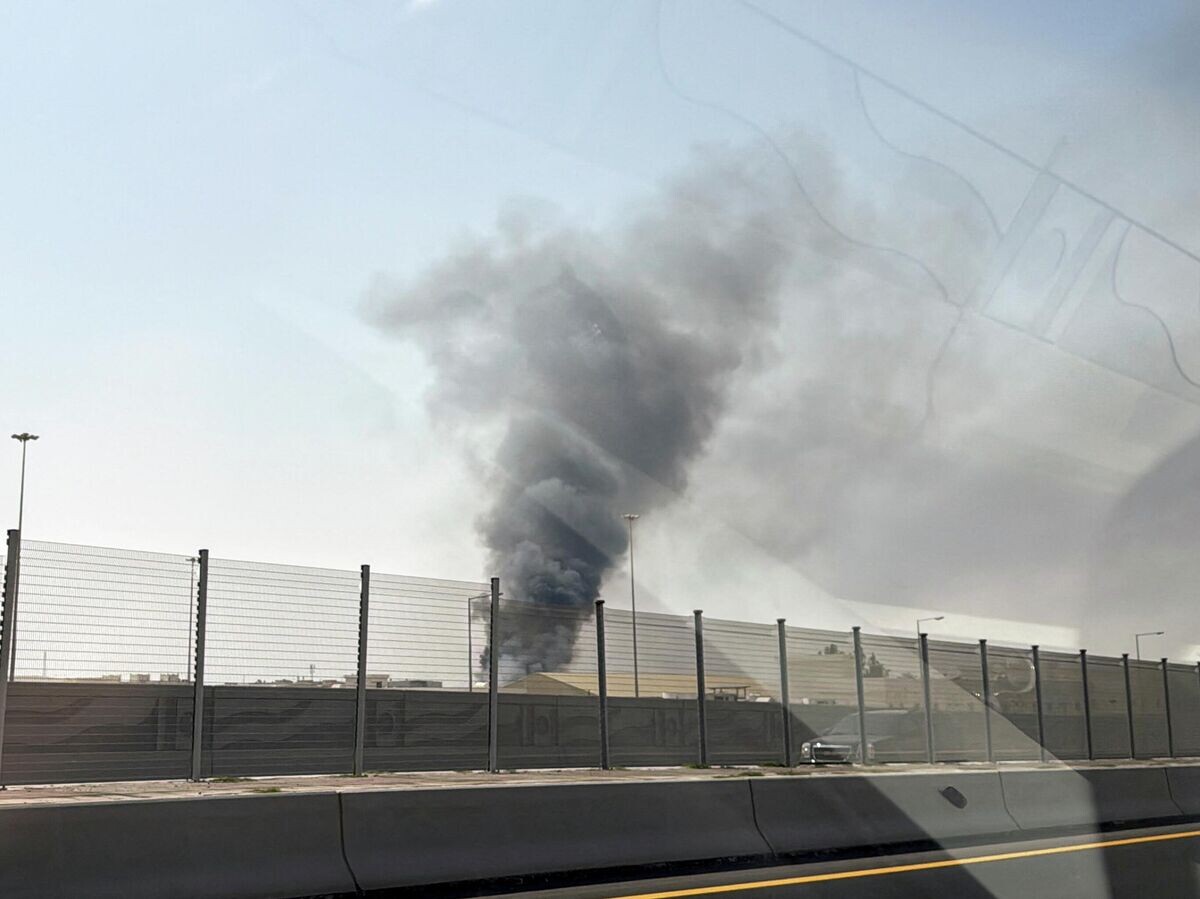    Дым на месте иранского удара в Дохе, Катар | © REUTERS / Mohammed Salem