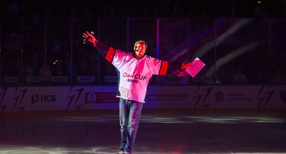    Спортивный комментатор Дмитрий Губерниев на Кубке Александра Овечкина в Мытищах / Медиасток.рф