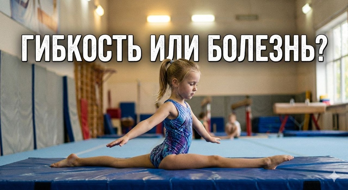 «Посмотрите, какая пластика! Гнется в любую сторону, на шпагат за день села!» — говорят родители.