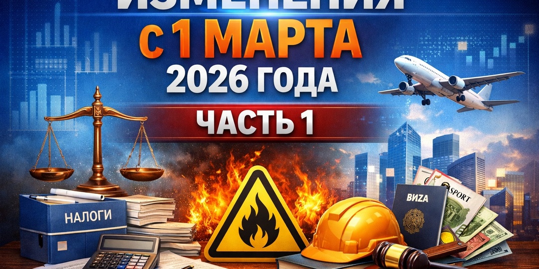 ИЗМЕНЕНИЯ С 1 МАРТА 2026 ГОДА
