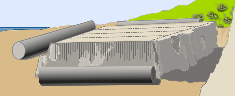 Исаакий в процессе строительства. Биармия о колонне