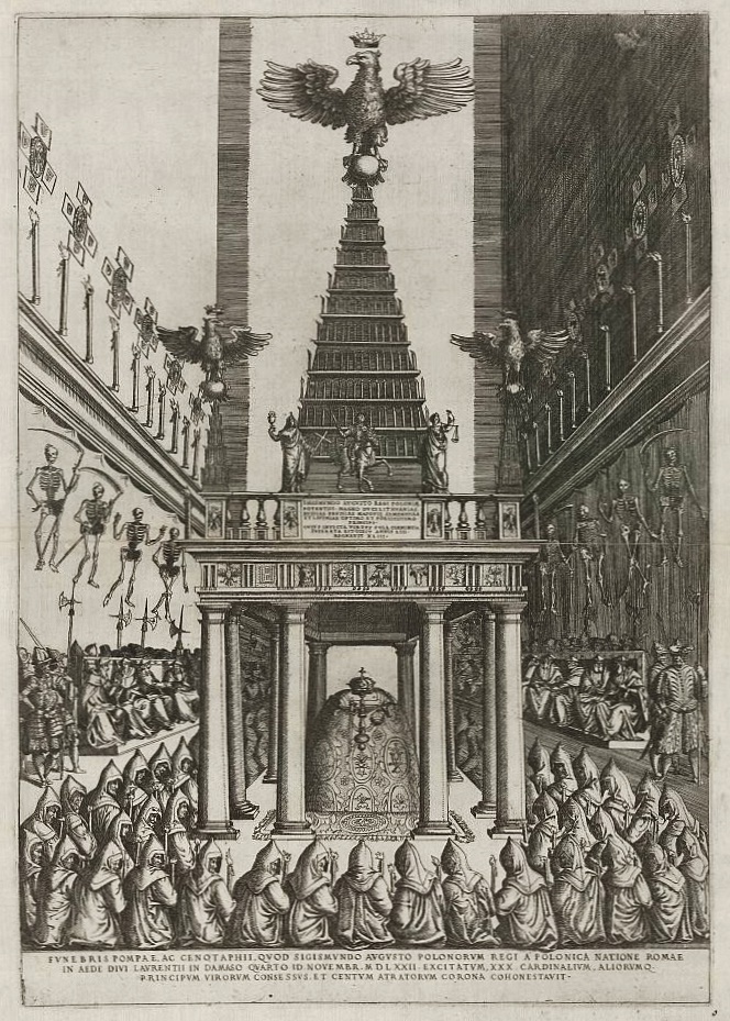 Castrum doloris польского короля Сигизмунда II Августа, 1572г. 