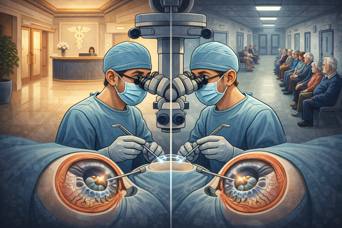 Частная клиника vs государственная: где лучше оперировать катаракту 