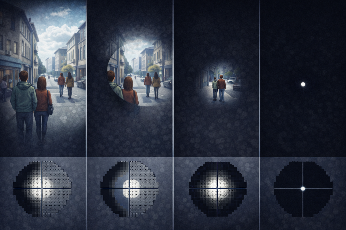 Стадии глаукомы