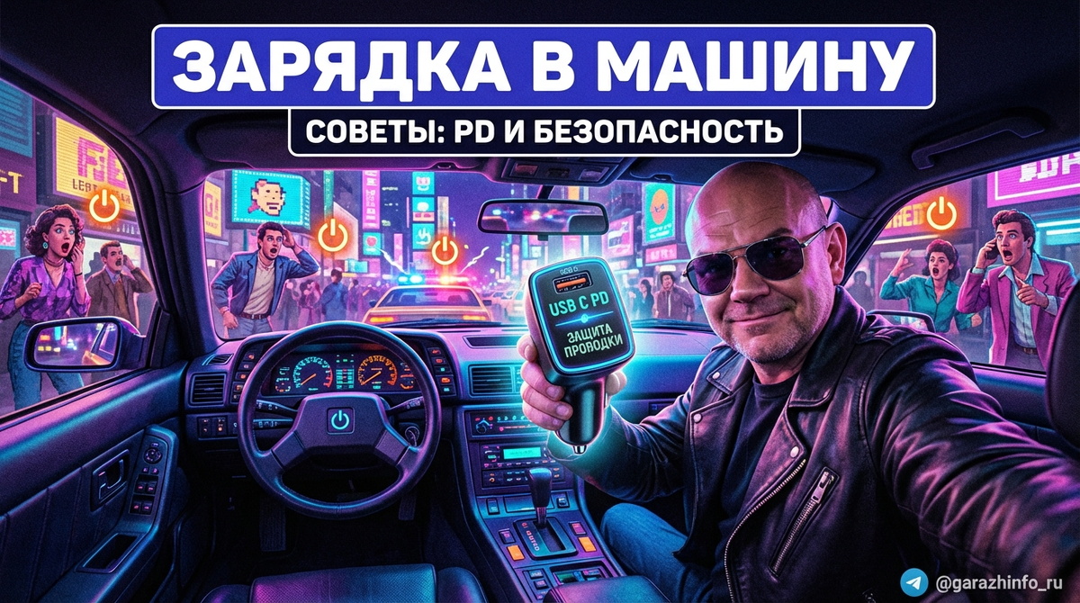    Разберем, как выбрать автомобильную зарядку USB-C и не навредить проводке. Zero8
