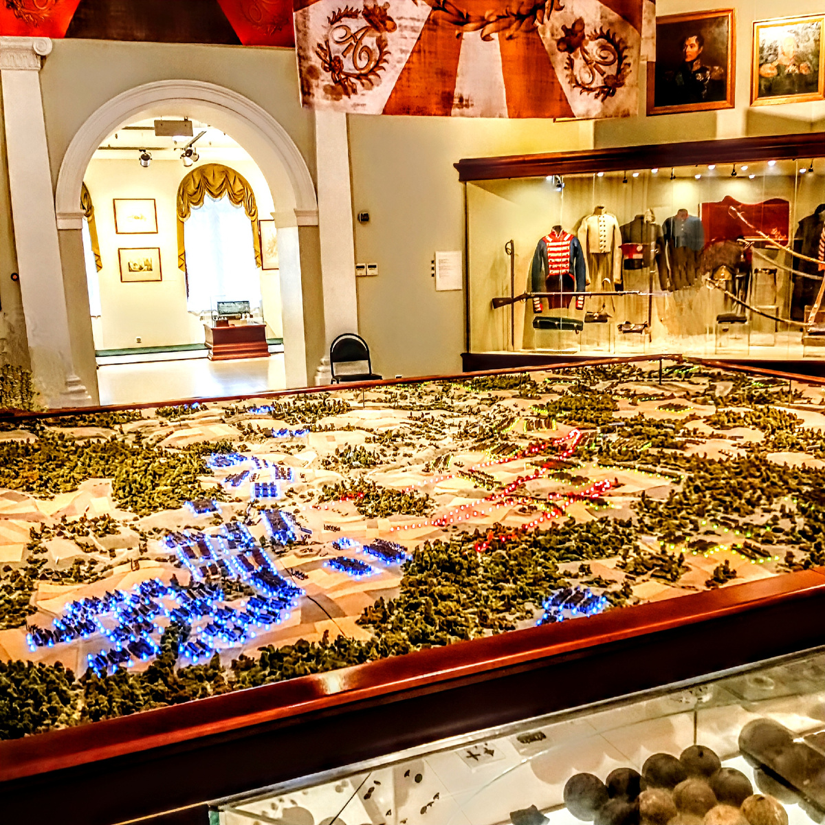 Макет "Бородинская битва".