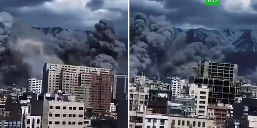 Армия Израиля начала новую серию атак по центру Тегерана