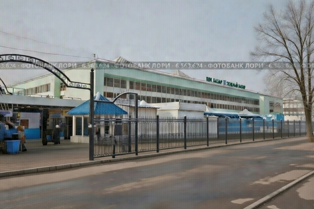 Зеленый базар на Шелковом пути зимой