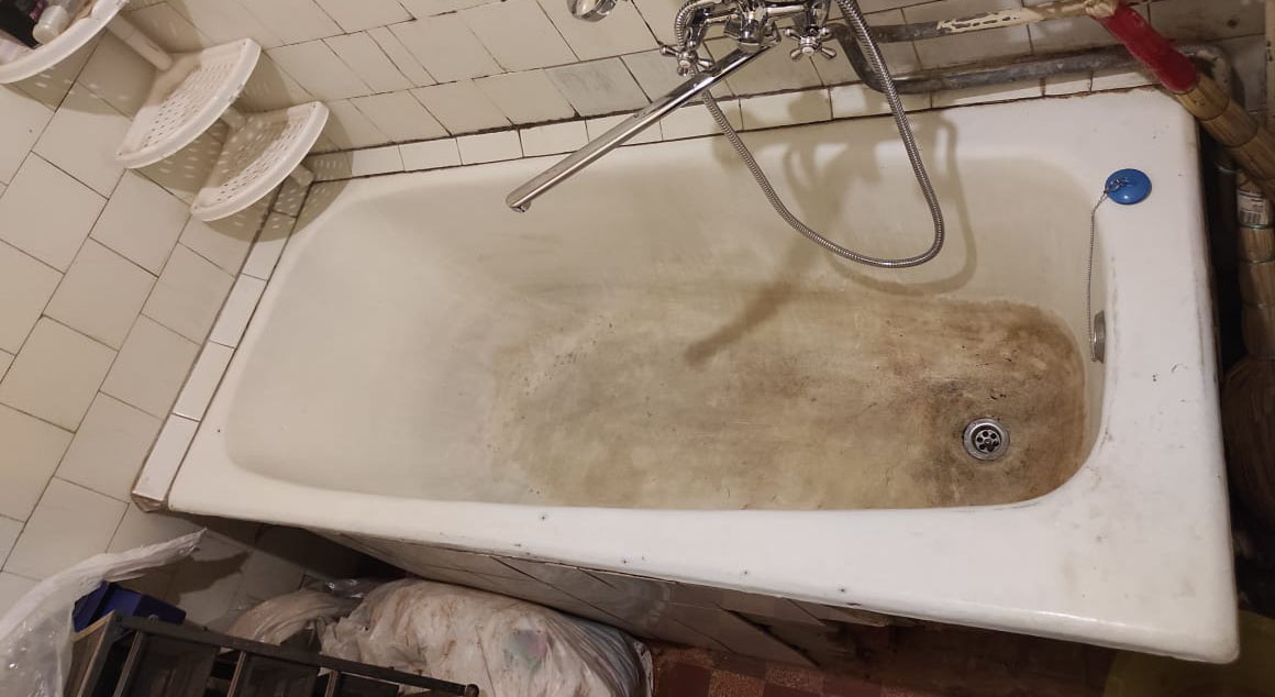 Реставрация ванн в Москве и области (до реставрации)