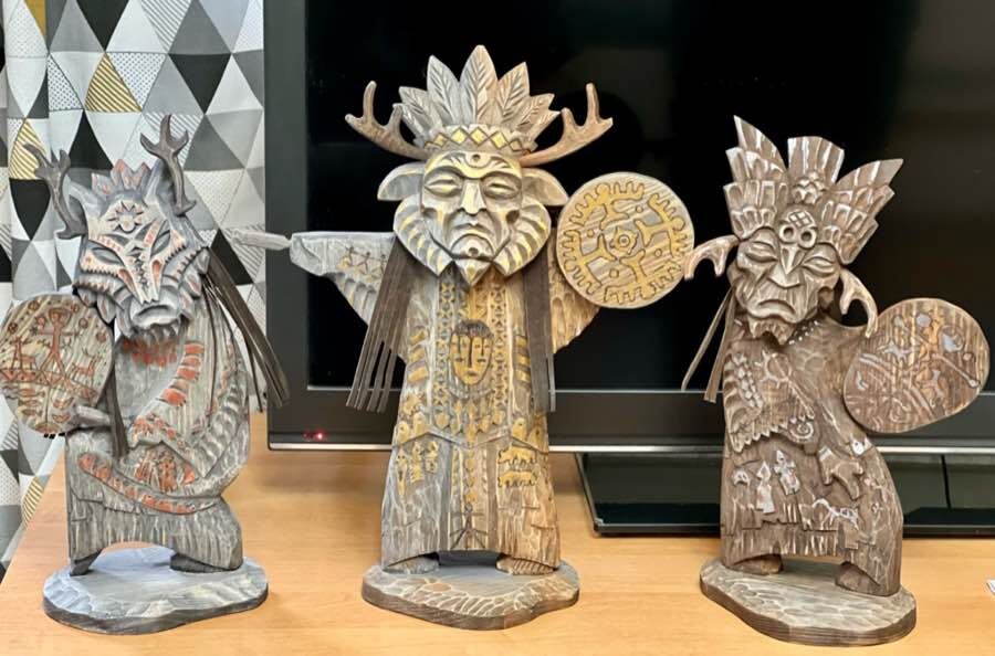 Шаманы. Художник Владимир Назаренко. 