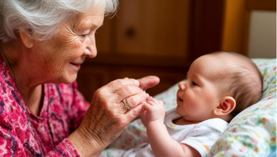Живое общение, нежный взгляд и тепло бабушкиных рук — это фундамент, на котором строится доверие и первое слово малыша. Никакой экран не заменит этого искреннего контакта