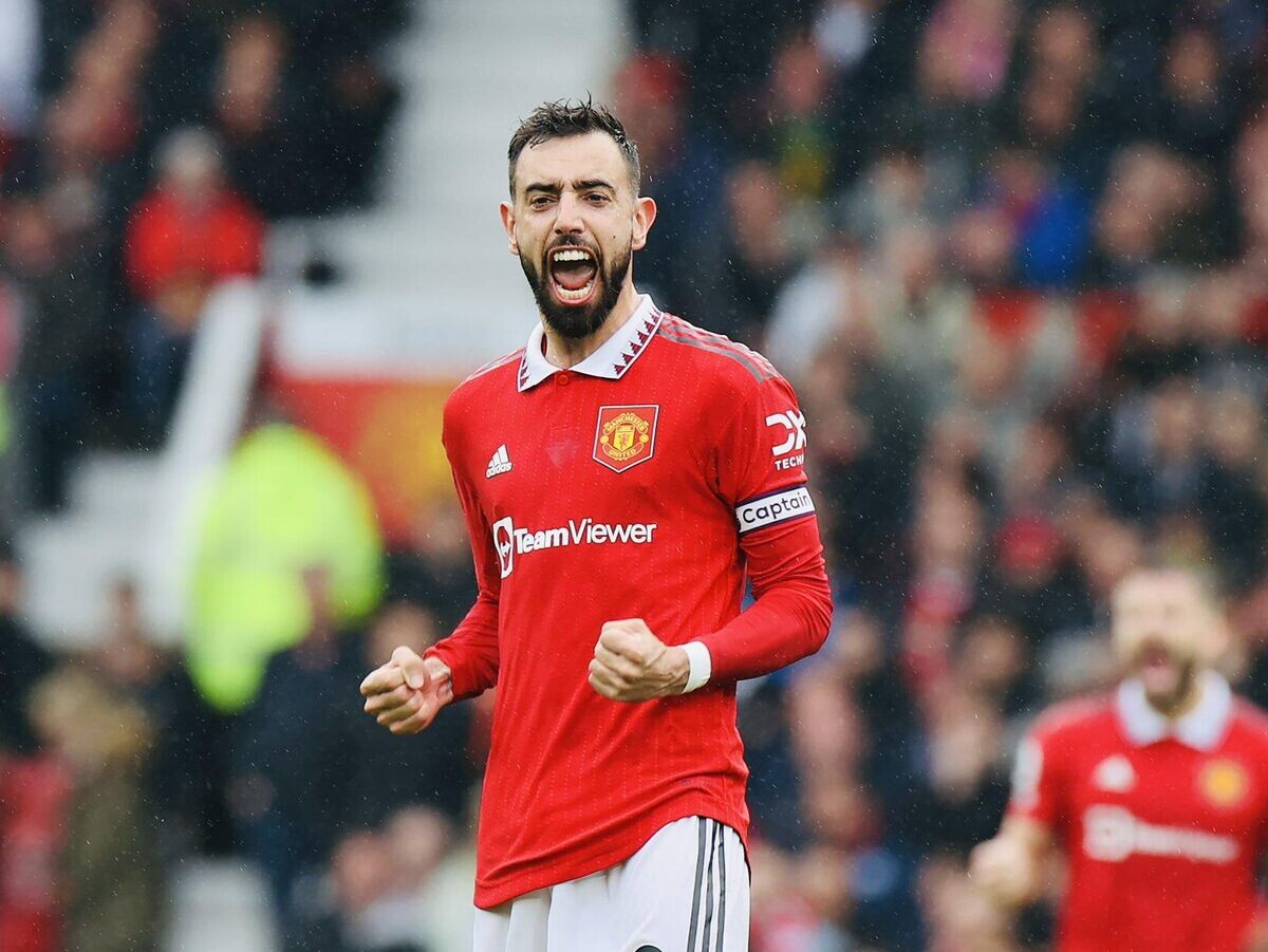    Полузащитник "Манчестер Юнайтед" Бруну Фернандеш в матче АПЛ | © пресс-служба клуба "Манчестер Юнайтед"