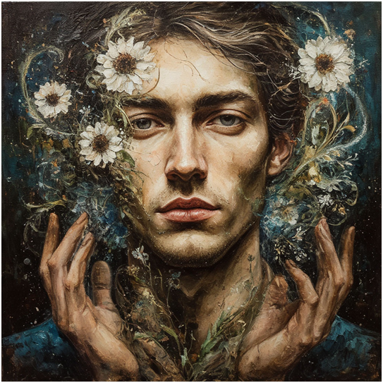 Сгенерировано ИИ- человек не понимает что с ним происходит.