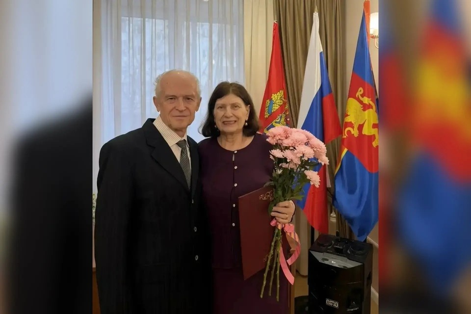    Супруги из Красноярска отметили золотую свадьбу. Фото: краевой ЗАГС