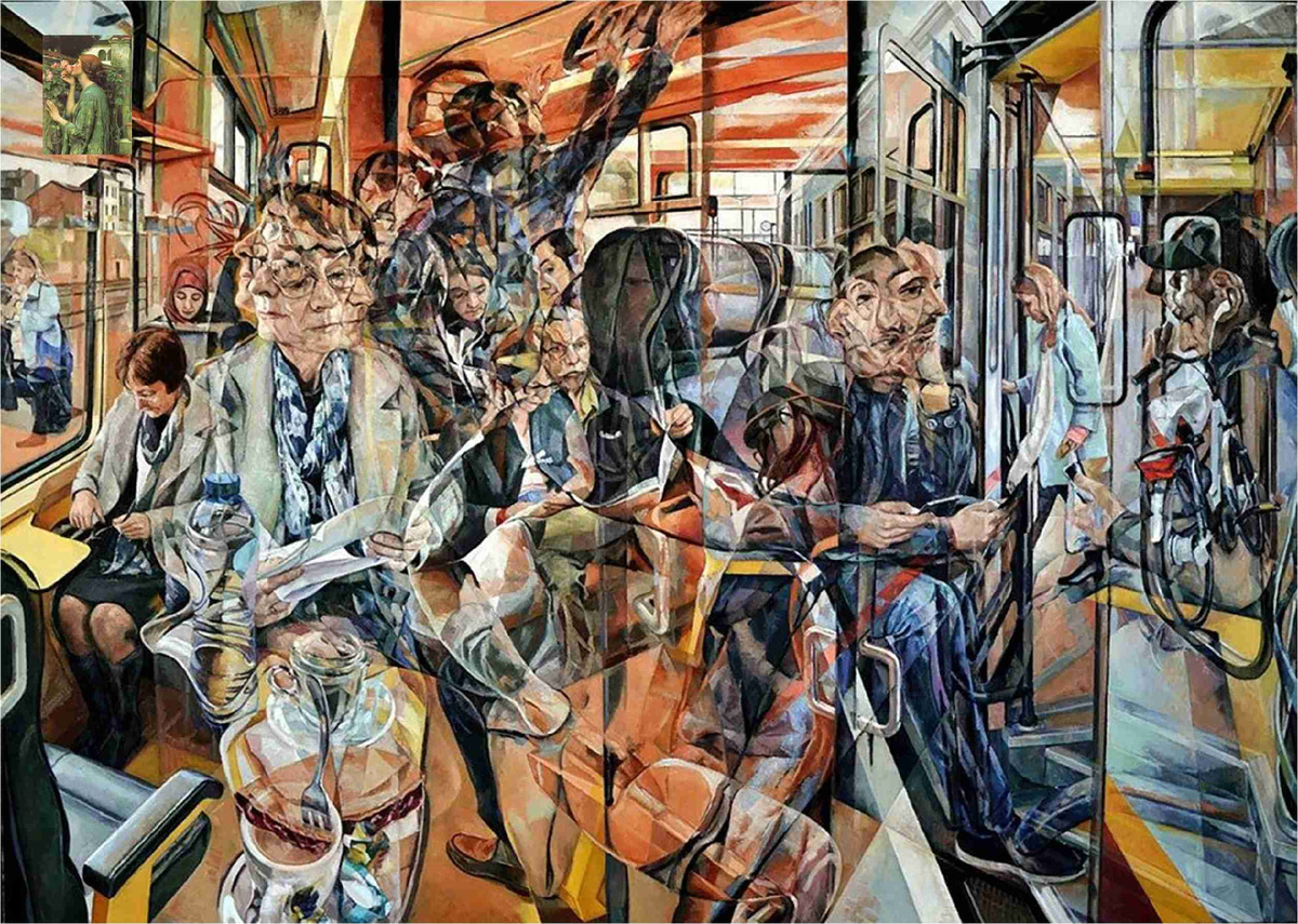 Клайв Хед. Суета жизни. Источник: Clive Head | Calder’s Ascension (2017) | Available for Sale | Artsy