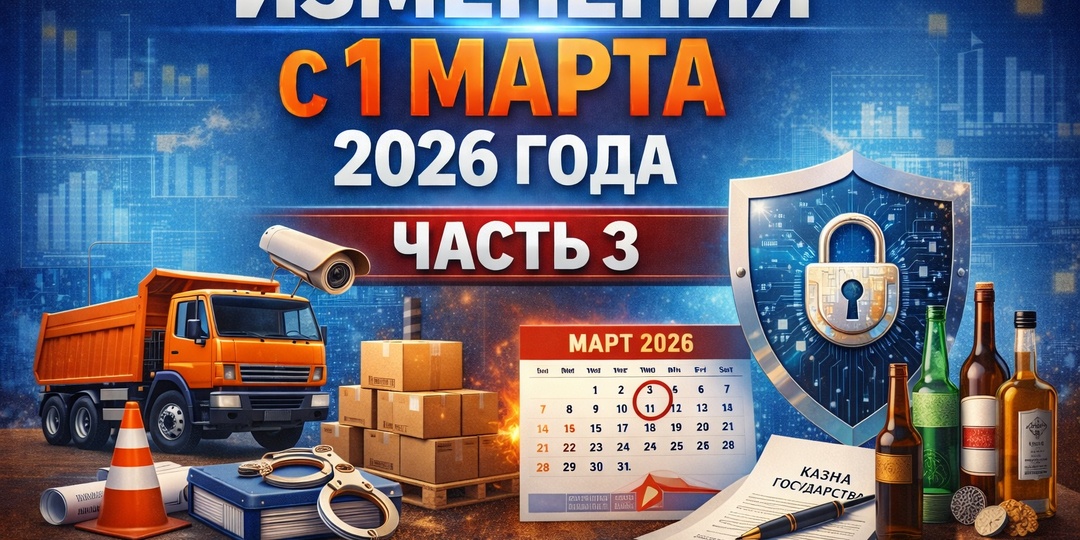 ИЗМЕНЕНИЯ С 1 МАРТА 2026 ГОДА