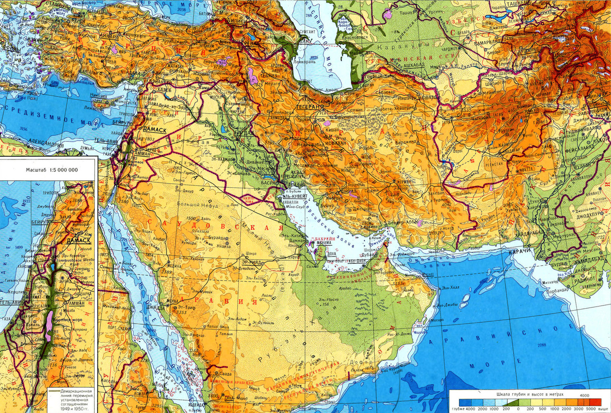 Ближний Восток.