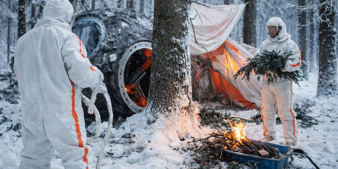 Зачем космонавты учатся выживать в зимнем лесу (и почему это сложнее, чем кажется)?