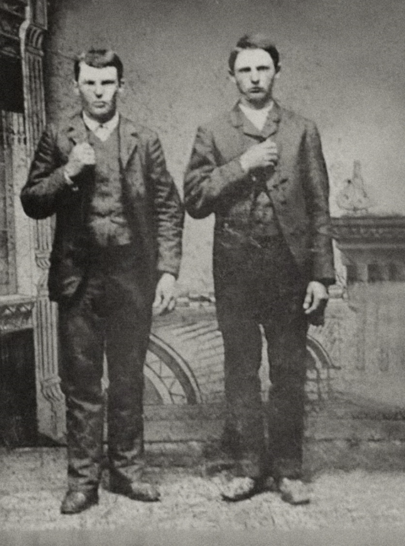 Джесси и Фрэнк Джеймс в 1872 году, Иллинойс