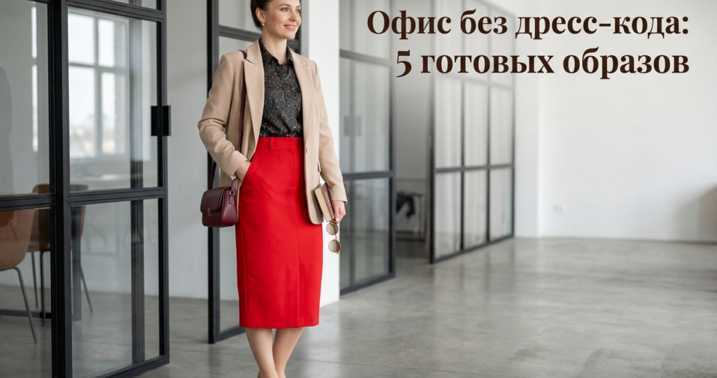 Офисный стиль: 5 образов для работы без строгого дресс-кода