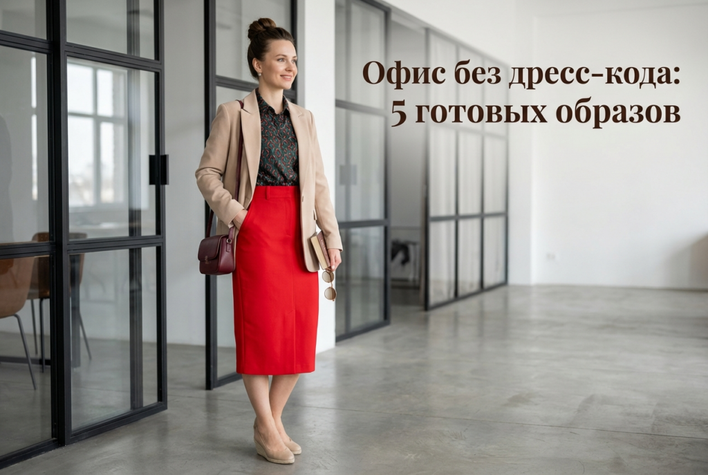    Пример комфортного и профессионального образа для работы в офисе gvenline