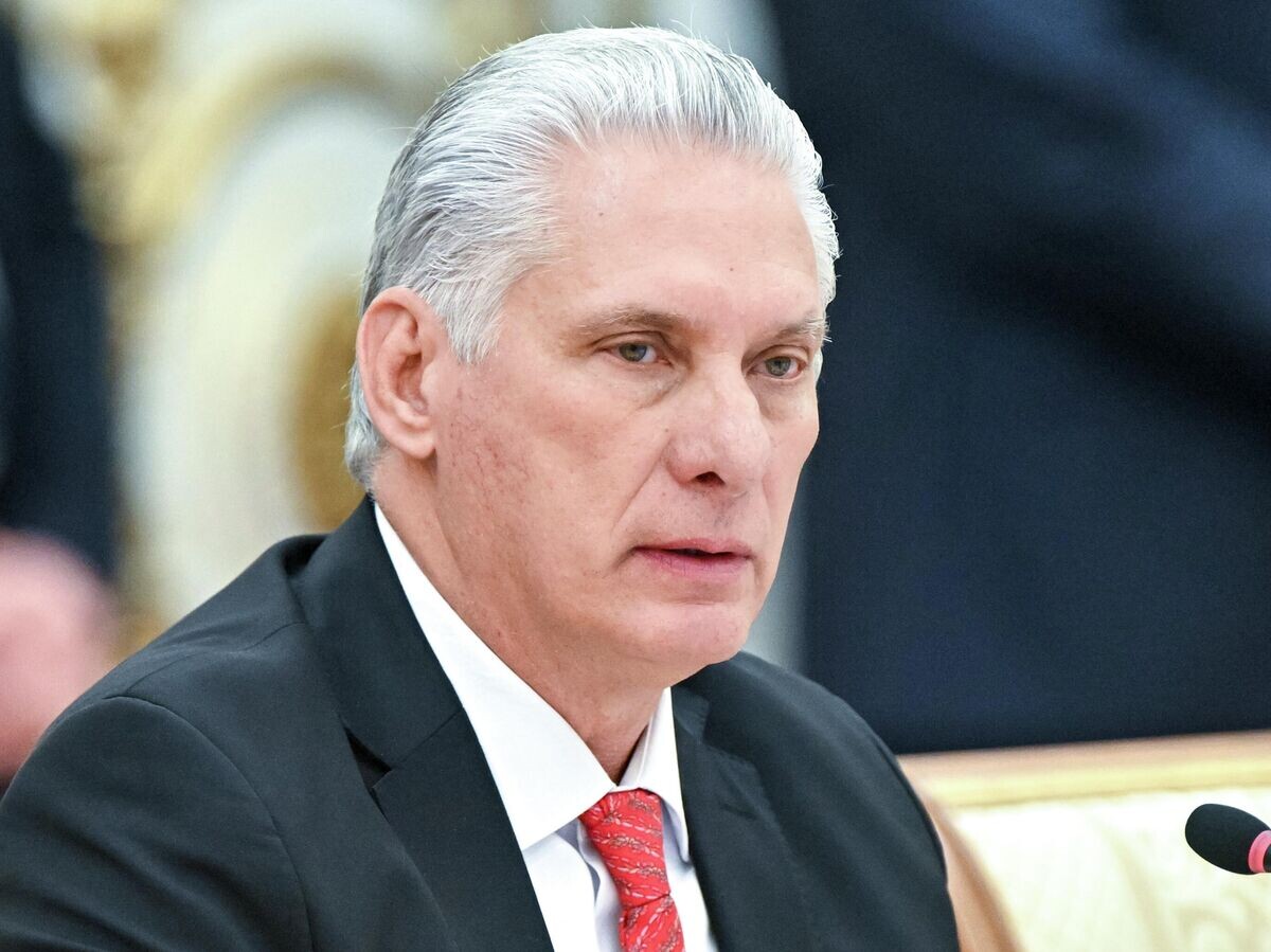    Президент Кубы Мигель Диас-Канель на заседании Высшего Евразийский экономического совета в расширенном составе в Минске | © РИА Новости / Сергей Бобылев