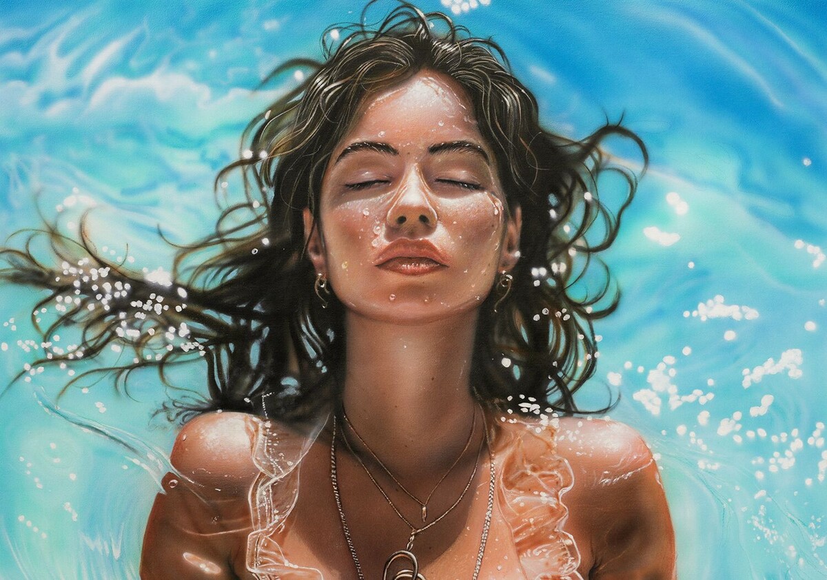 ФРАГМЕНТ КАРТИНЫ ОТ ХУДОЖНИКА-ГИПЕРРЕАЛИСТА ЙОХАННЕСА ВЕССМАРКА / Johannes Wessmark / 