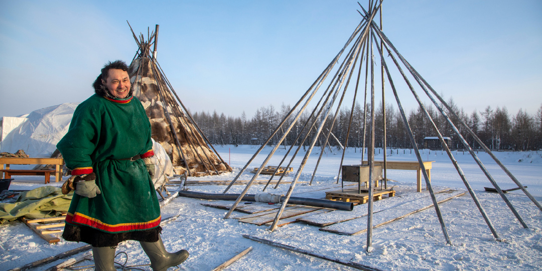 Февраль по-ненецки: мороз, чум и никаких проблем !