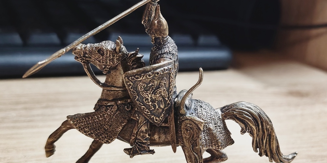 Исторические миниатюры 40мм: "Раковорское сражение 1268г. Русские конные воины".