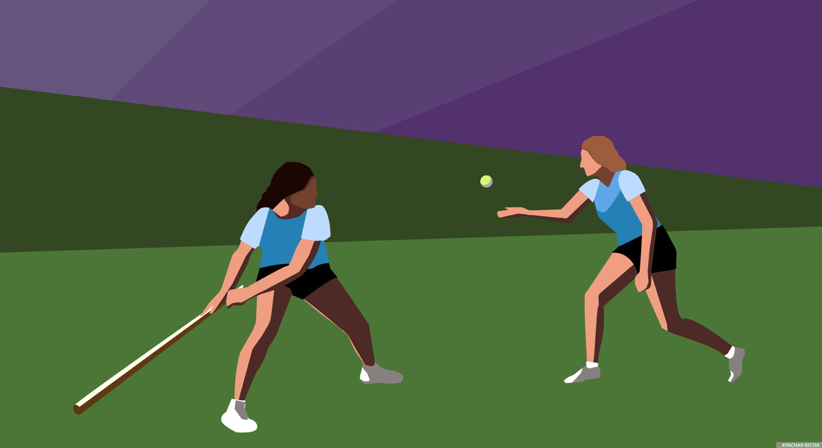     Девушки играют в лапту   
Мария Бурлаченко © ИА Красная Весна