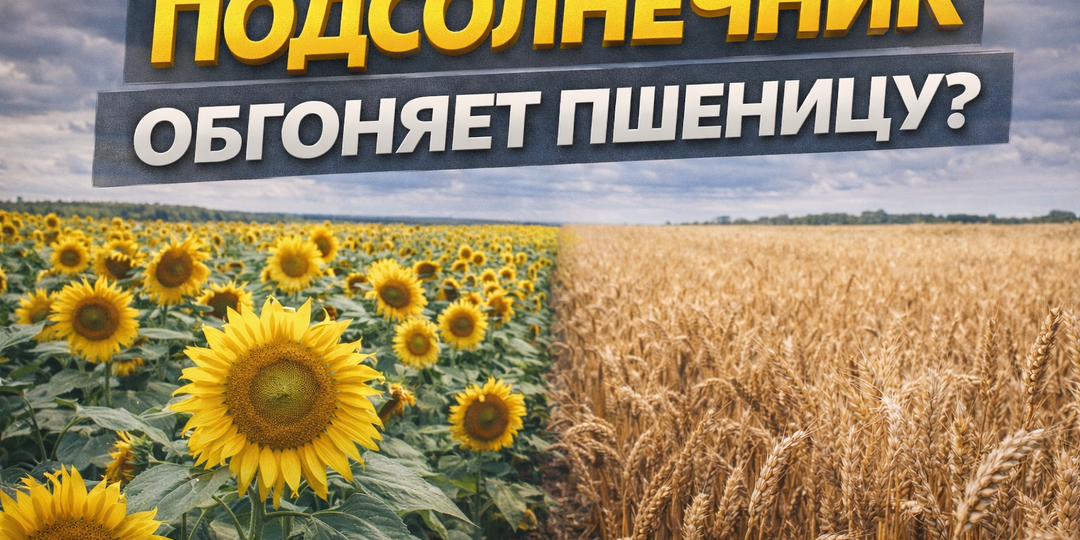Подсолнечник обгоняет пшеницу: Россия меняет структуру посевов ради маржи