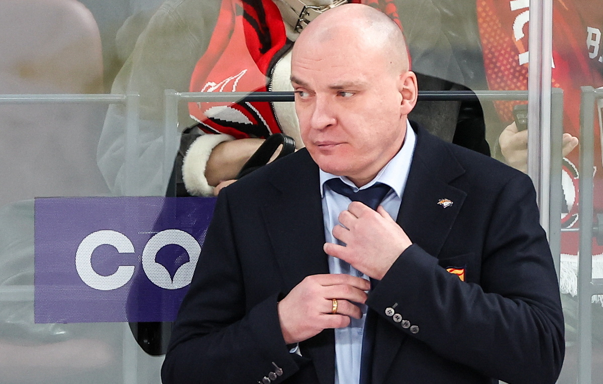    Главный тренер "Металлурга" Андрей Разин  Донат Сорокин/ТАСС