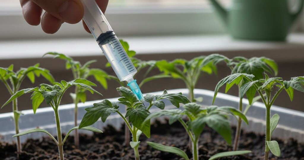 Вот список лучших и самых эффективных подкормок для рассады томатов, разделенных по категориям: промышленные удобрения и народные средства.