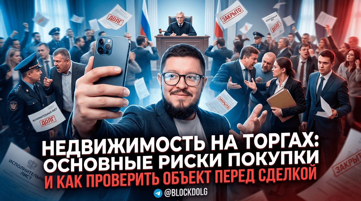    Основные риски при покупке недвижимости на торгах Максим