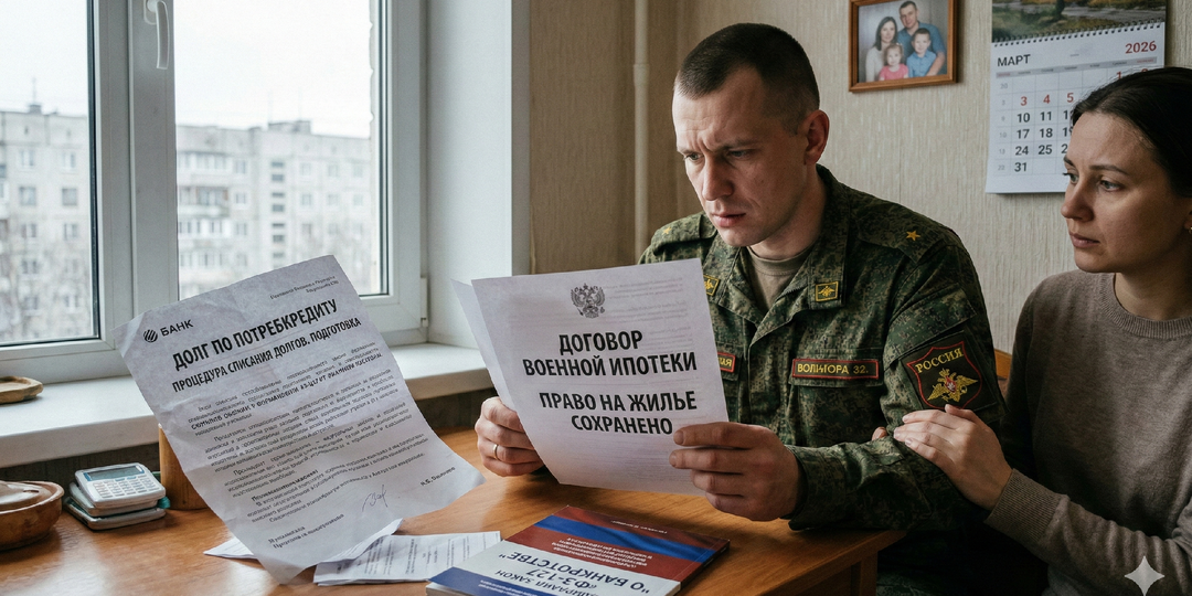 Военная ипотека и долги: Как военнослужащему списать потребкредиты и не потерять жилье.