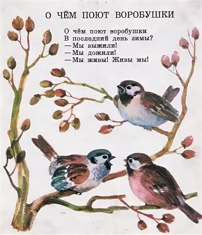 И воробушки радуются.