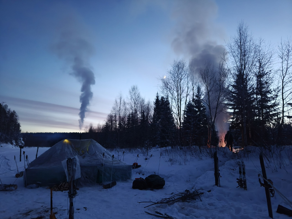 Поход "Перевал Дятлова-2026". Фото выложено А.Коськиным в публичный доступ