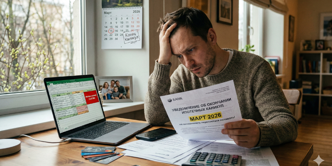Ипотечные каникулы закончились: Платить нечем. Как спасти квартиру весной 2026 года