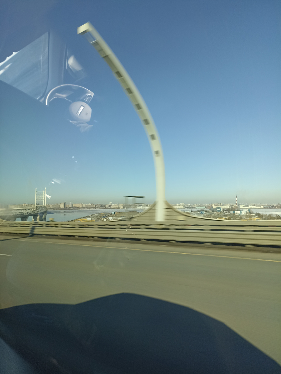 Еду по западному скоростному диаметру 