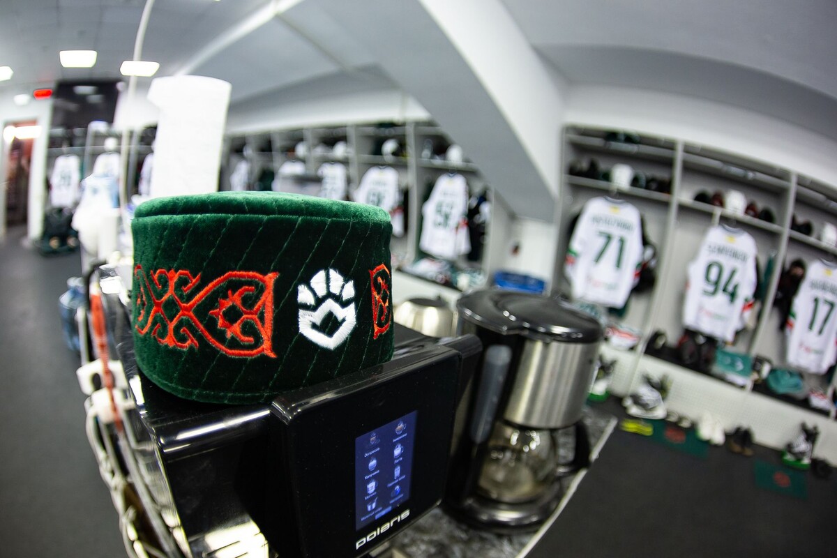 Раздевалка ХК "Ак Барс" / фото: https://www.ak-bars.ru/