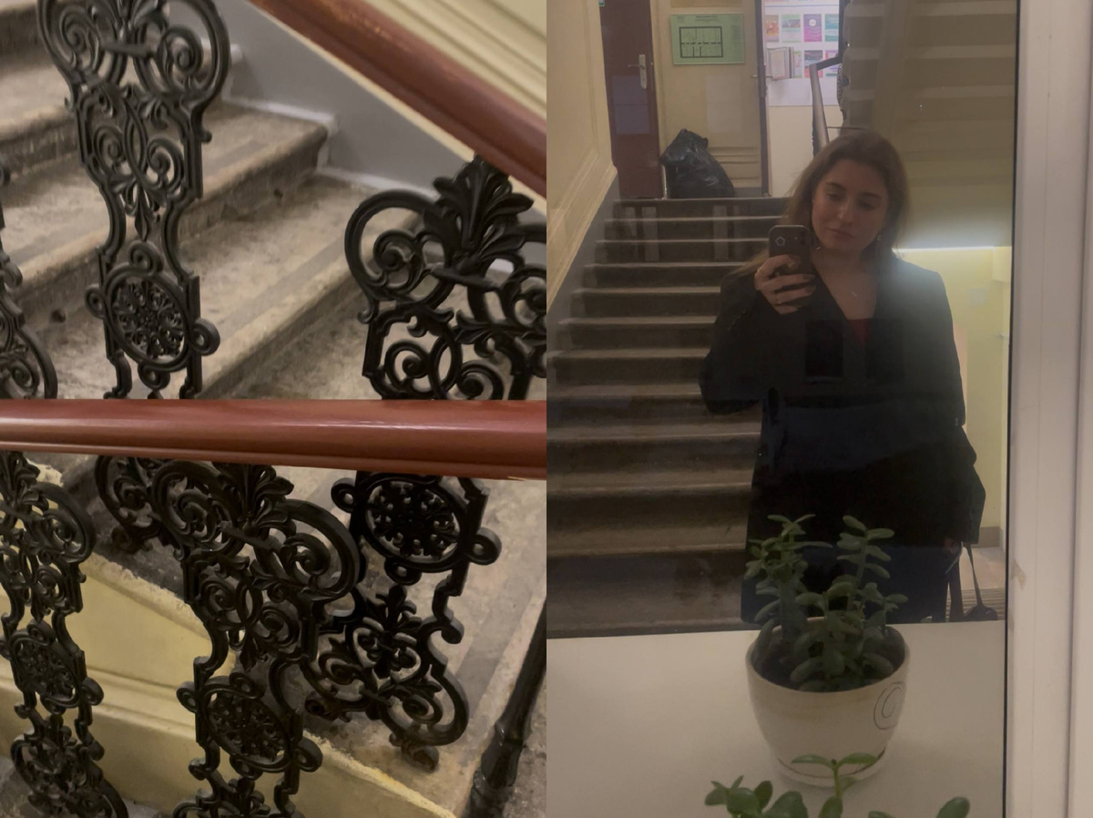 В интерьерах лестницы клиники