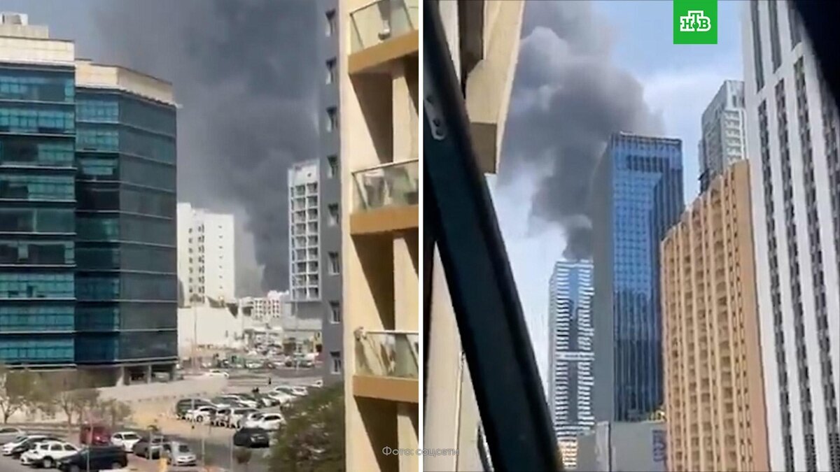    Иранский дрон упал на торговый центр в ОАЭ