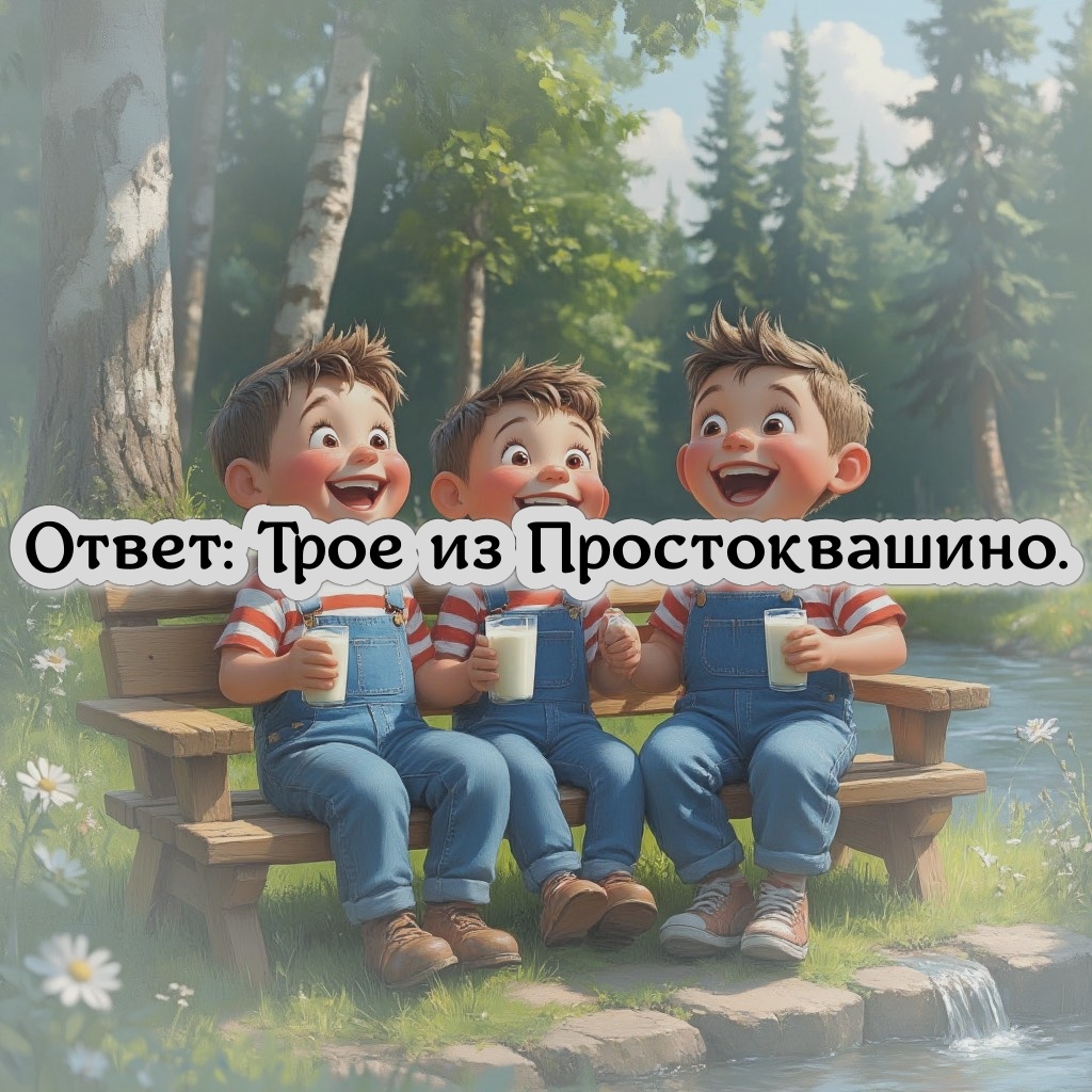 Трое из Простоквашино