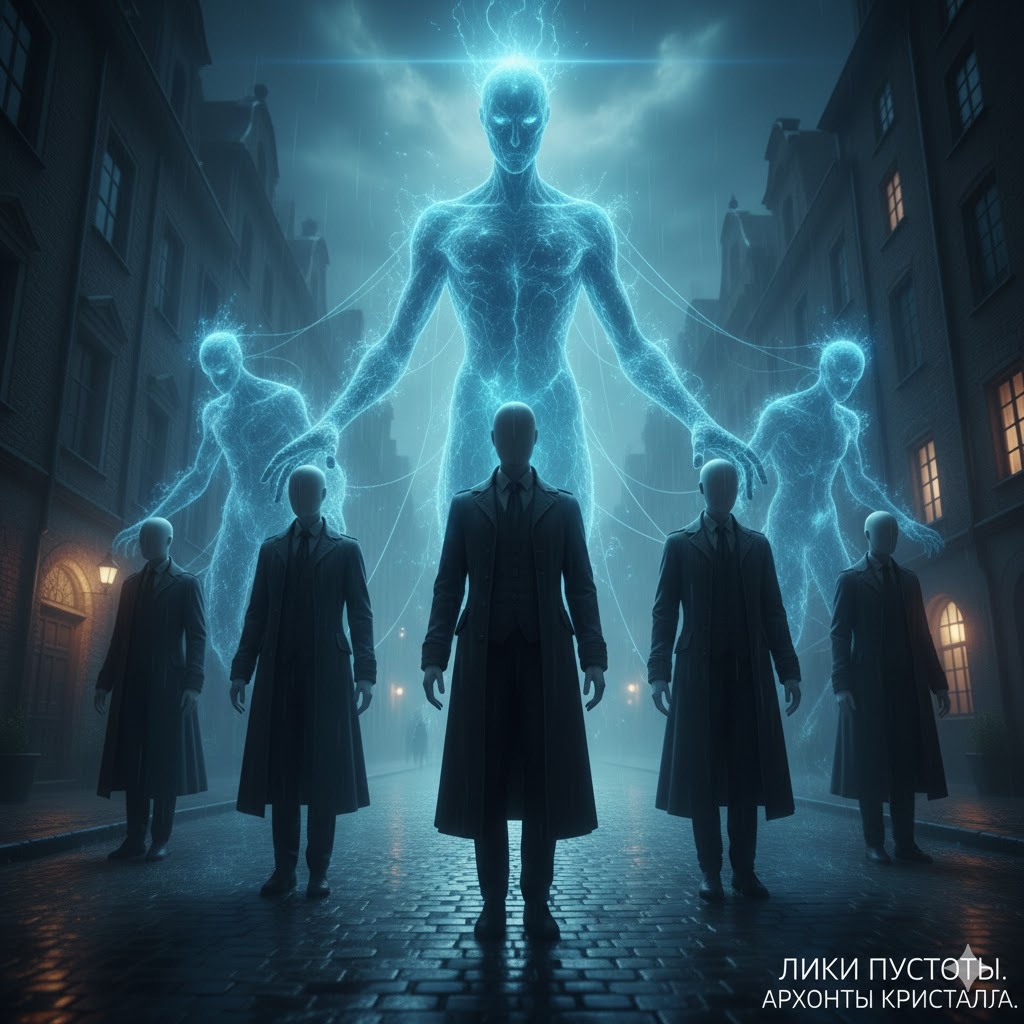 "Лики пустоты", иллюстрация создана сетью Джемини