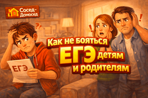 ЕГЭ пугает и детей, и родителей: что делать, чтобы не сгореть (и даже сдать) 😅