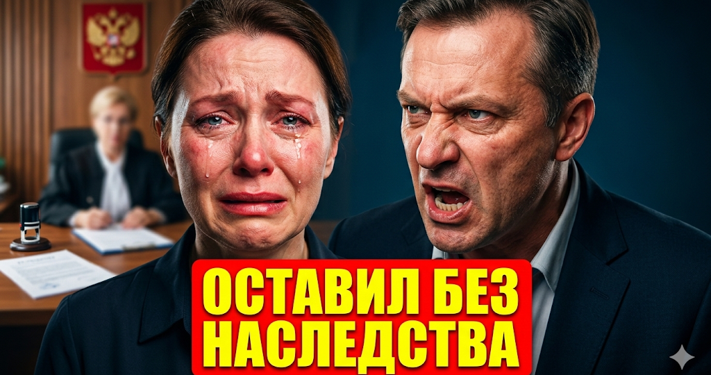 — Мой отец оставил мне наследство с условием, что муж не получит ни копейки. Муж устроил скандал прямо у нотариуса и подал на развод