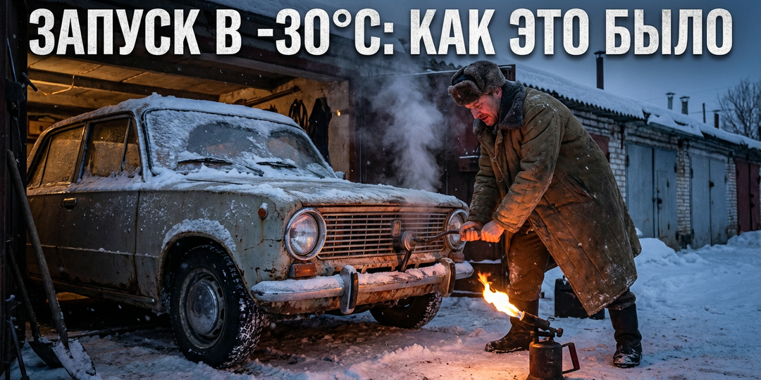 Как в СССР заводили машины в мороз: смекалка вместо сервиса