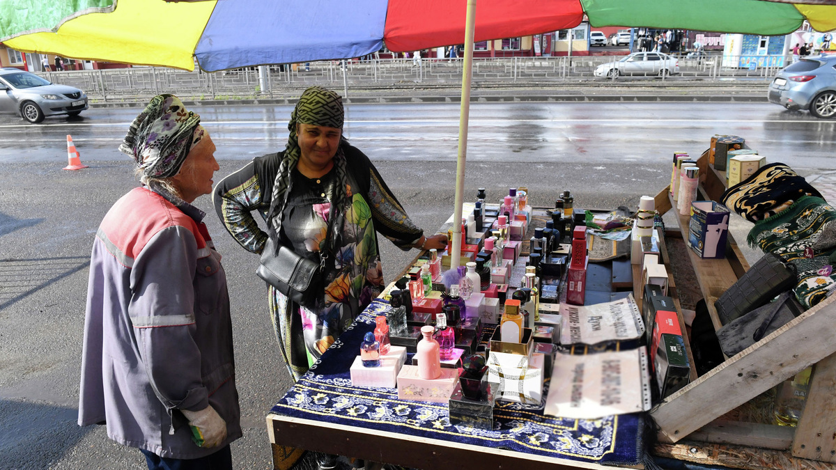    Рынок мигрант продажа парфюмерии РИА