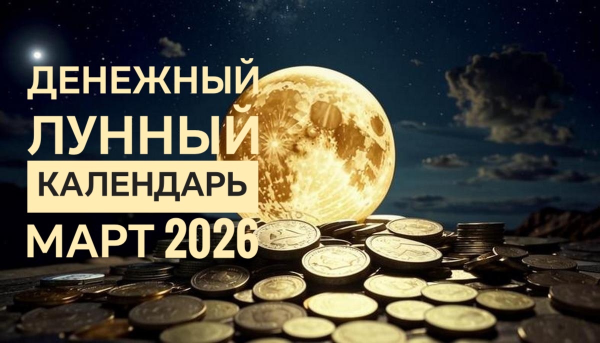 Денежный календарь на март 2026