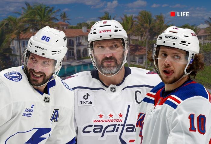 Овечкин даже не второй: рейтинг роскошных домов русских звёзд НХЛ в Америке. Обложка © Коллаж © Life.ru © Фото © ТАСС / AP / DARRYL DYCK, David Zalubowski, Derik Hamilton, © Shutterstock / FOTODOM / Felix Mizioznikov